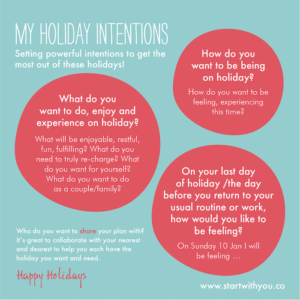 Holiday Intentions